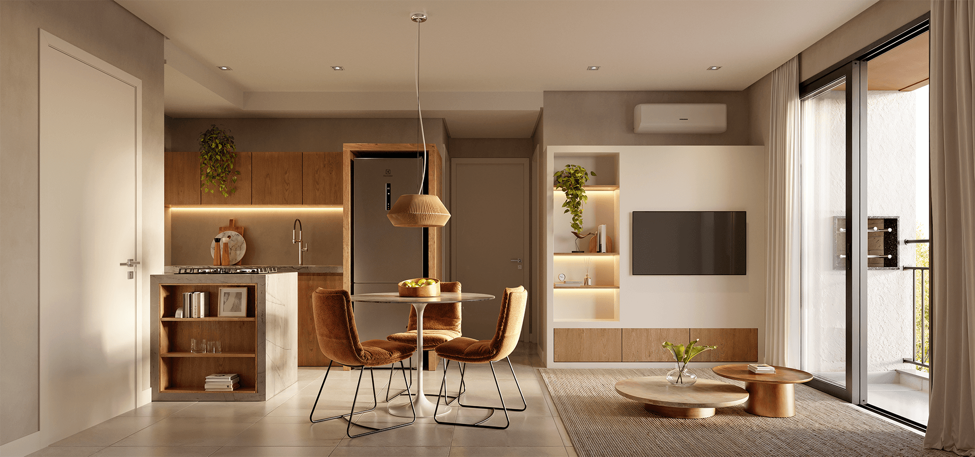 Ambiente kids com brinquedos lúdicos do Viva Serenità